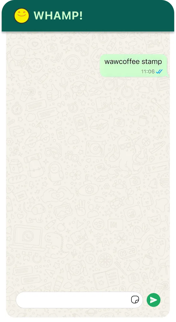 WhatsApp chat interface