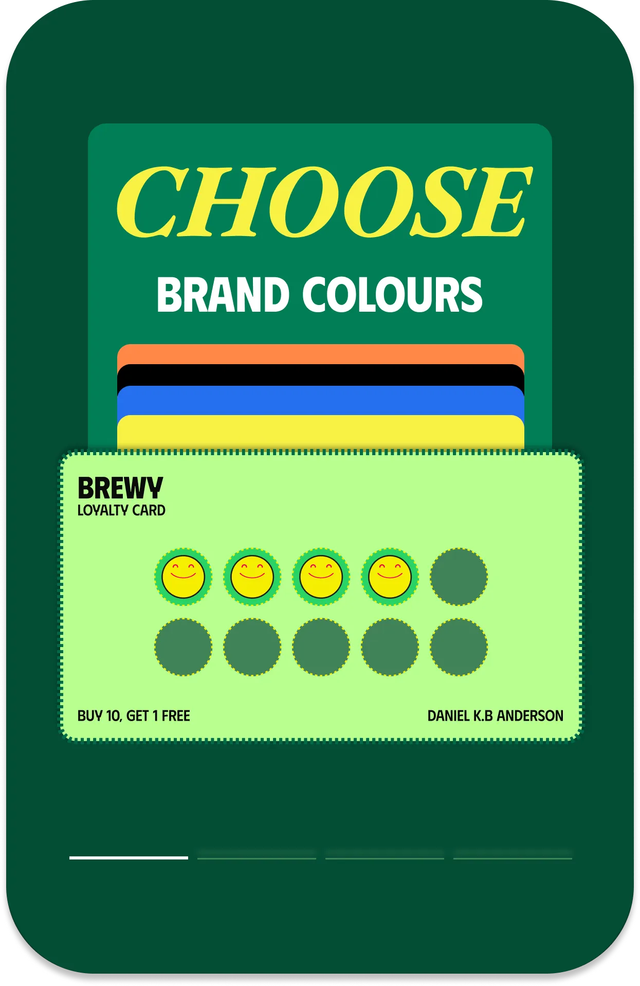 Set up your stamp card